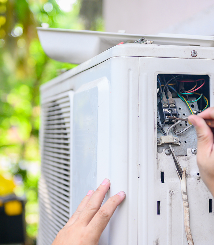 Reparatur einer Klimaanlage